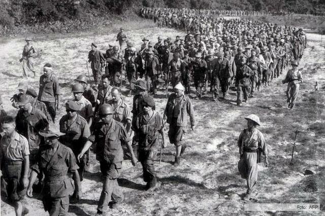 Derrota francesa de Diem Bien Phu en Indochina