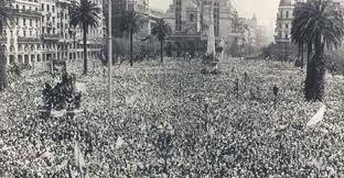 Perón detenido en la isla Martín García