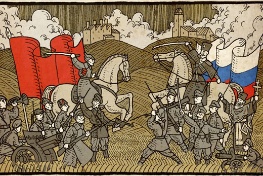 El Ejército Rojo se impone al Ejército Blanco