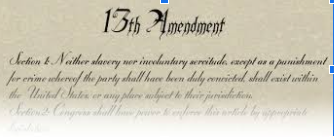 Ratification of the 13th Amendment to the Constitution-December 6, 1865