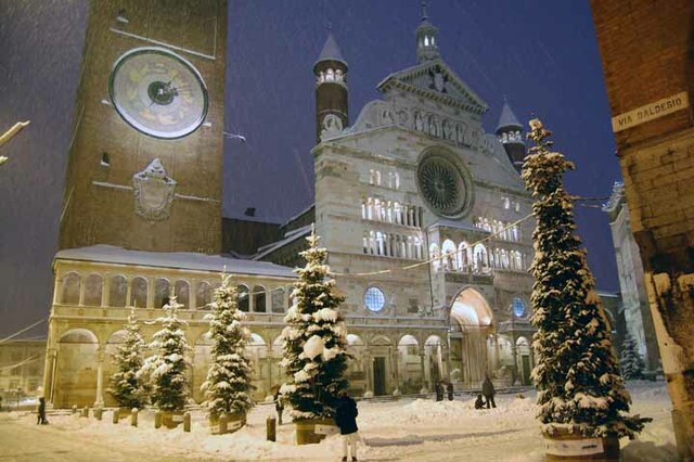 Nevicata a Cremona!