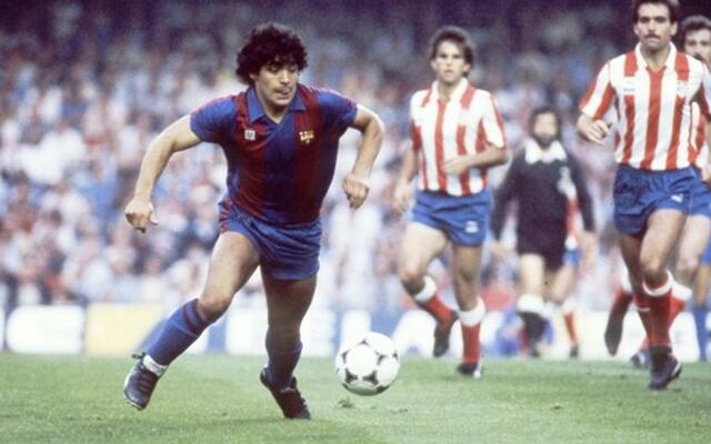 Maradona en el barcelona