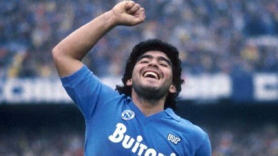 Maradona en el Napoles