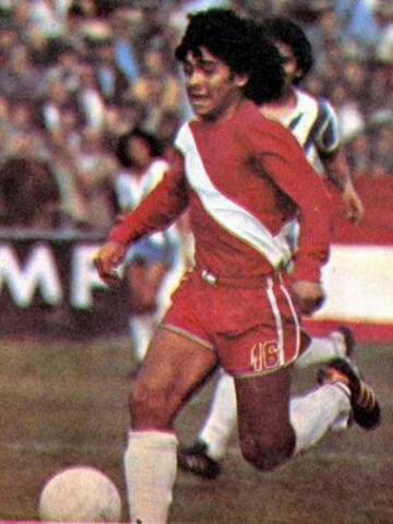 Maradona en el argentino Juniors