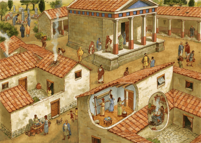 Colonización griega por el Mediterráneo. Fundación de Emporiom