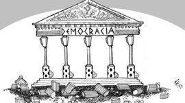 Timeline: HISTORIA DE LA DEMOCRACIA 11*5