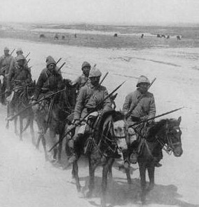 Britain and France declare war on the Ottoman Empire.