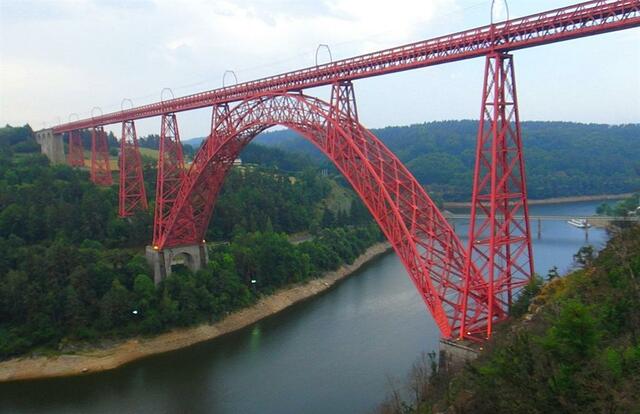 Viaduc de Garabit en fer, Eiffel - Métaux