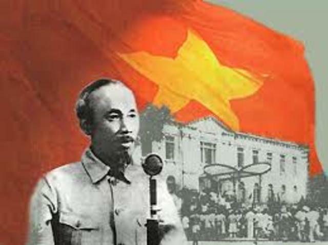 HO CHI-MINH PROCLAMA LA INDEPENDENCIA DE VIETNAM