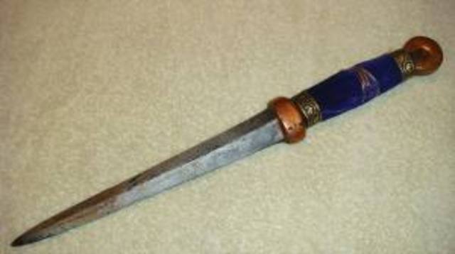 A murder in China is solved when flies were attracted to invisible blood residue on a sword of a man in the community