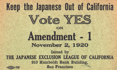 Alien Land Law - 1913