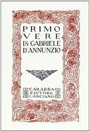 Pubblicazione della raccolta "Primo vere"