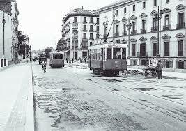 Tranvía en Madrid.