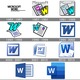 Microsoft word logo history
