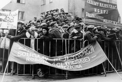 Protestas obreras en Polonia