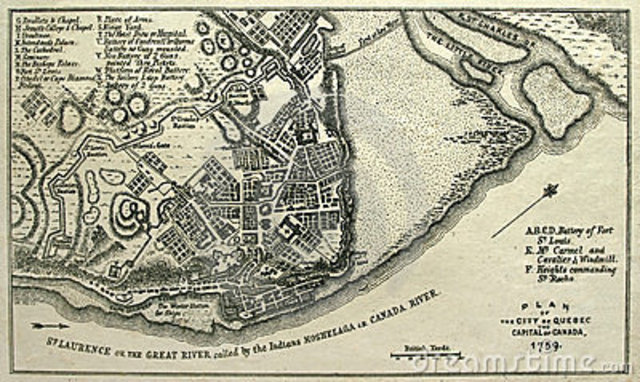 Biritain captured the city of Quebec