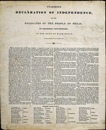 Causas de la independencia de Texas.