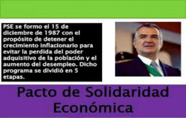Pronal y Pacto de Solidaridad Económica