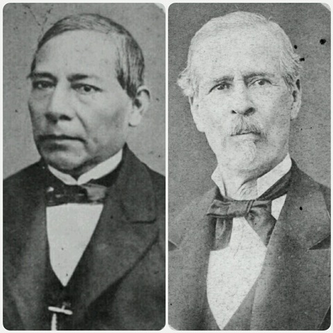 Dos presidentes de México.