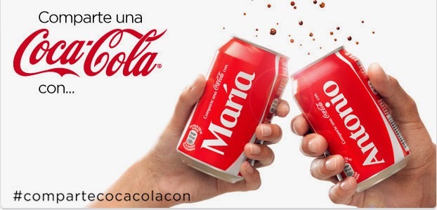 Comparte una coca cola