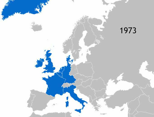 Reino Unido, Dinamarca e Irlanda ingresan en la CEE