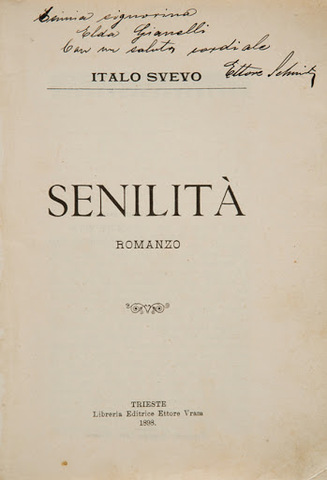 Pubblicazione di "Senilità"