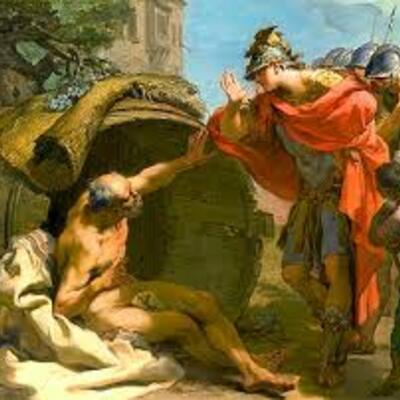 Timeline: Historia de Diógenes "el cínico"