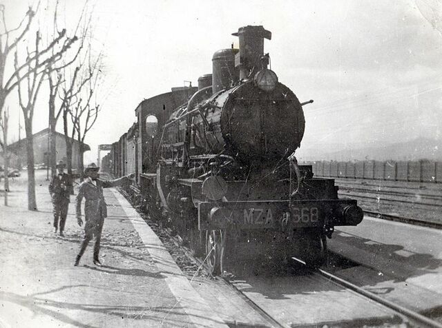 Primer ferrocarril de España.