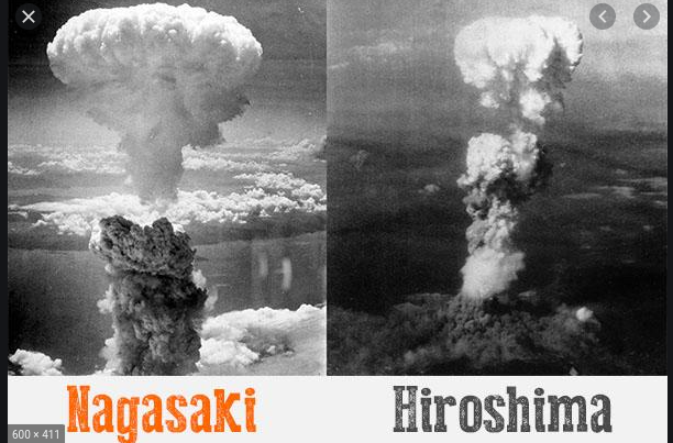 Bombardeos atómicos de Hiroshima y Nagasaki(1945)