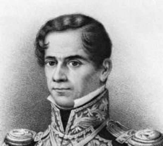 Antonio Lopez de Santa Anna president of Mexico