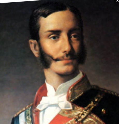 Nacimiento de Alfonso XII.