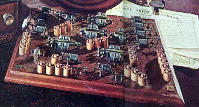 El telègraf quàdruplex (Edison)