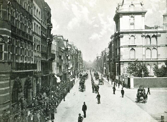 Primeras farolas de gas en Londres