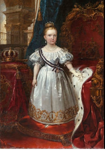 Mayorìa de edad de Isabel II.