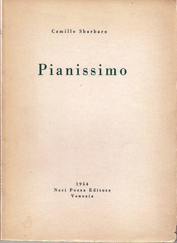 Pubblicazione della raccolta "Pianissimo"