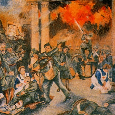 Irish Volunteers and Irish citizens army