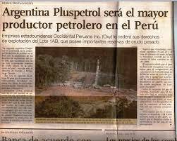 Petroperú, Occidental, Pluspetrol