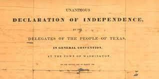 Independencia de Texas y el apoyo de E.U.A