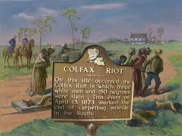 Chris Nash and Co. march on Colfax Courthouse