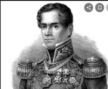 Establecimiento del régimen centralista a manos de Antoni López de Santa Anna.
