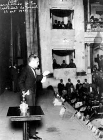 Inauguración de la UdeG