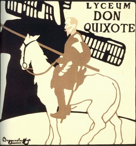 James Pryde y William Nicholson (Beggarstaffs), Don Quixote, Lyceum Theatre