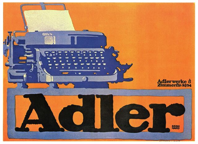 Lucien Bernhard, Adler,