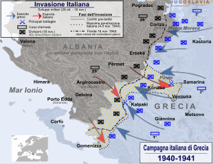 L'ITALIA INIZIA LA CAMPAGNA DI GRECIA