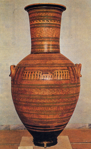 Anfora Funeraria del Lamento Funebre 760-750 a.C.