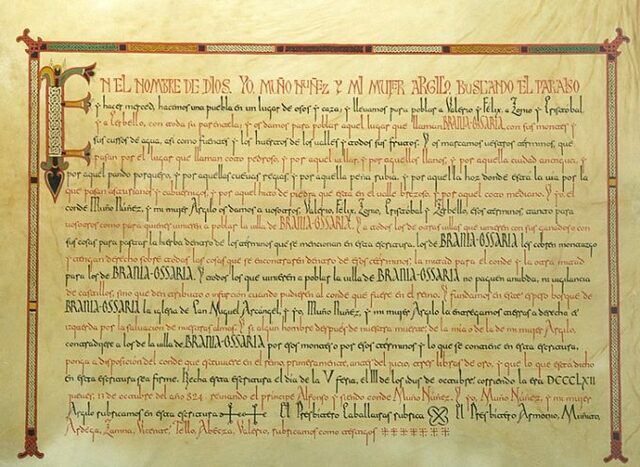 Carta de Población: Brañosera