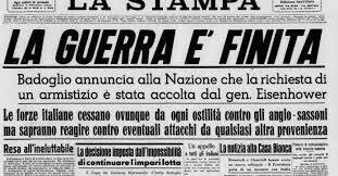 L'armistizio dell'8 settembre con gli alleati