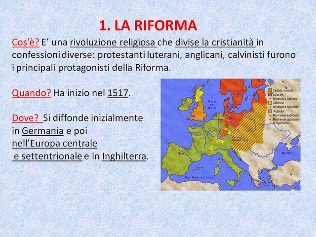 RIFORMA PROTESTANTE