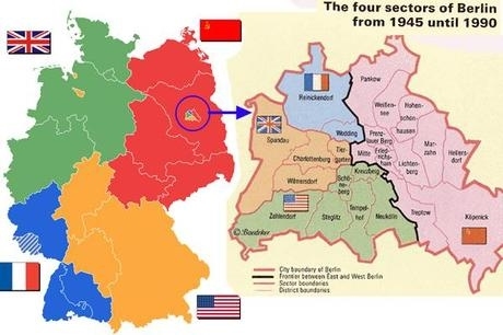 La Germania viene divisa in due