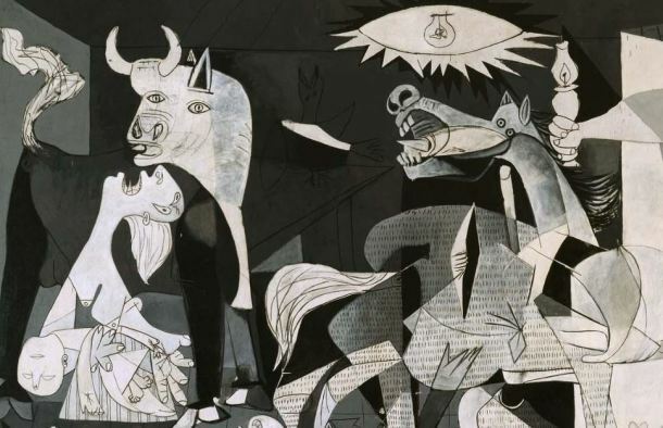 Picasso i el seu quadre